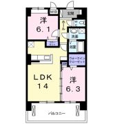 オリーブ コート塚田の間取り画像