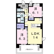 オリーブ コート塚田の間取り画像