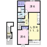 ベルフルールⅢの間取り画像