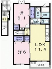 風琳館 Ⅰの間取り画像