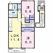 ジェントリーⅡの間取り画像
