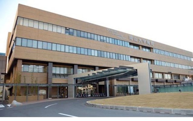 近くの岡山大学病院まで1,200m（徒歩15分）