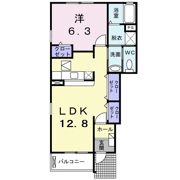 クラール曽比の間取り画像
