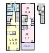 ボンジュルネの間取り画像