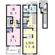 ボンジュルネの間取り画像