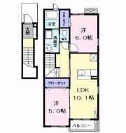 フィオーレ Ⅱ （Fiore）の間取り画像