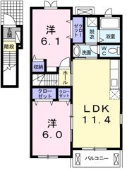 ジュネス ヴィラの間取り画像