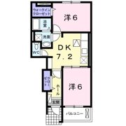 ラルジュメゾンBの間取り画像