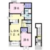 ラルジュメゾンBの間取り画像
