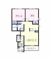 Laurel F．Aの間取り画像