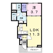 プラシード アロッジオの間取り画像