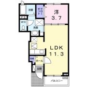メゾン ジェルメの間取り画像