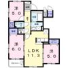 グランドコモンズⅡの間取り画像
