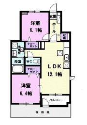 ジェルメⅡの間取り画像