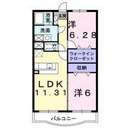 メゾン ソレイユの間取り画像