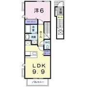 クレメント Bの間取り画像