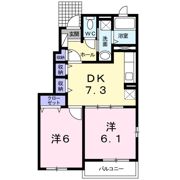 ニュー ビギニングAの間取り画像