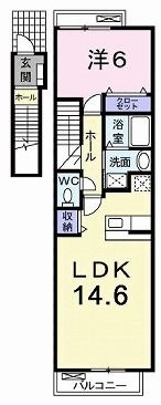 カーサ・デ・北在家の間取り画像