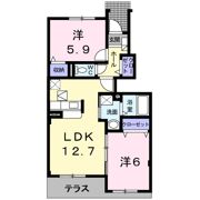 ソレイユⅢの間取り画像