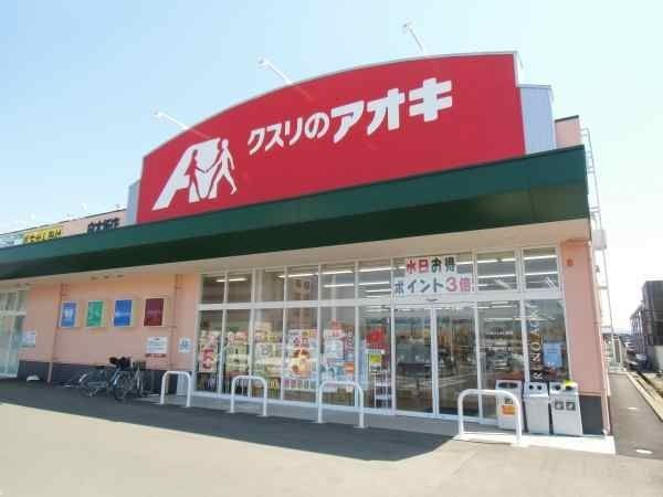 近くのクスリのアオキまで1,000m（徒歩13分）