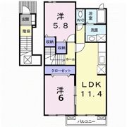 サウスオークの間取り画像