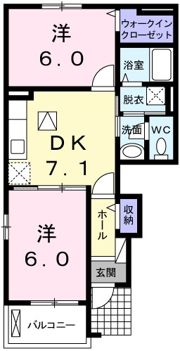 ラピスラズリの間取り画像