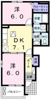 ラピスラズリの間取り画像