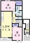 ラピスラズリの間取り画像