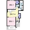 アンジュールの間取り画像