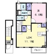 アザレア 由の間取り画像