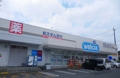近くのウエルシア函南平井店まで850m（徒歩11分）
