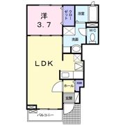 アドヴァンスAの間取り画像