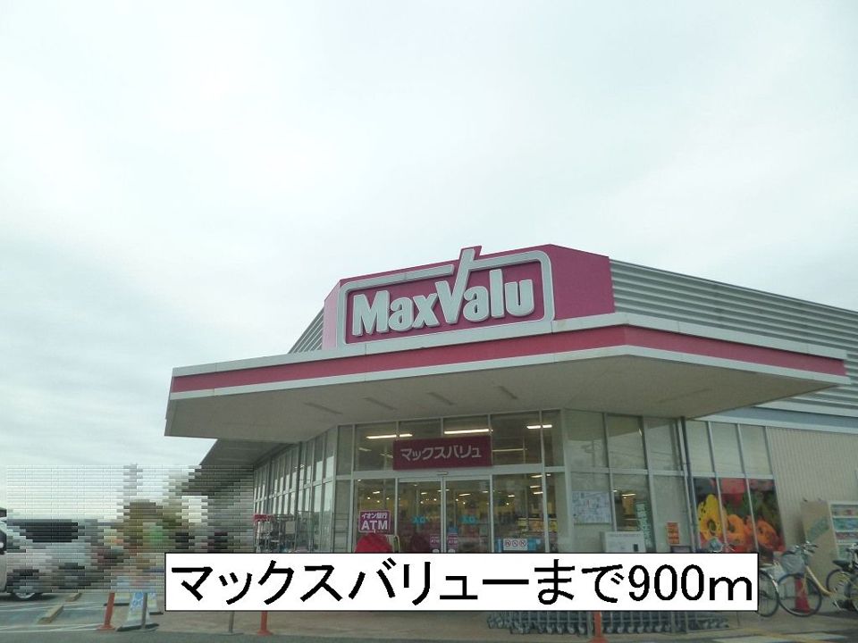 近くのマックスバリューまで900m（徒歩12分）