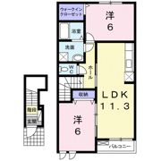 エスポワールAの間取り画像