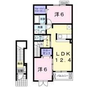 プラシード嵯峨 Ⅰの間取り画像
