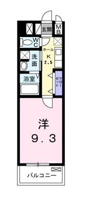 グランコリーヌ．Kの間取り画像