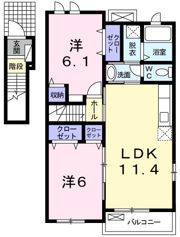 ノイ・ブリーゼ Ⅰの間取り画像