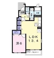 ベルグランドヴィラAの間取り画像