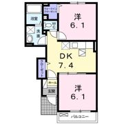 ベルグランドヴィラBの間取り画像