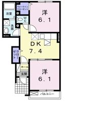 Y'sグリーンハイツⅡの間取り画像