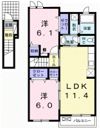 アルドーレ ヒルの間取り画像