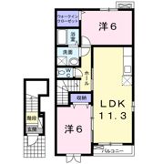 モーダ パラッツオの間取り画像