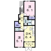 ブルースカイの間取り画像
