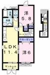 ヴィオラの間取り画像