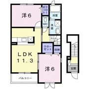 フローリッシュの間取り画像