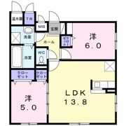グランディアⅠの間取り画像