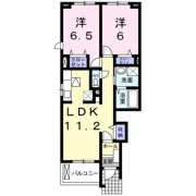 アンシャンテⅡの間取り画像