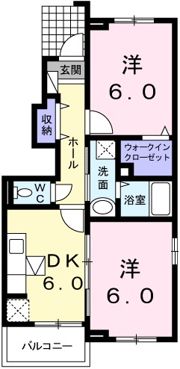 シャン・ド・フルールの間取り画像