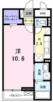 レジデンス若葉Ⅰの間取り画像