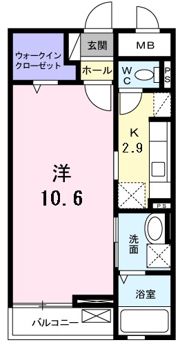 レジデンス若葉Ⅰの間取り画像